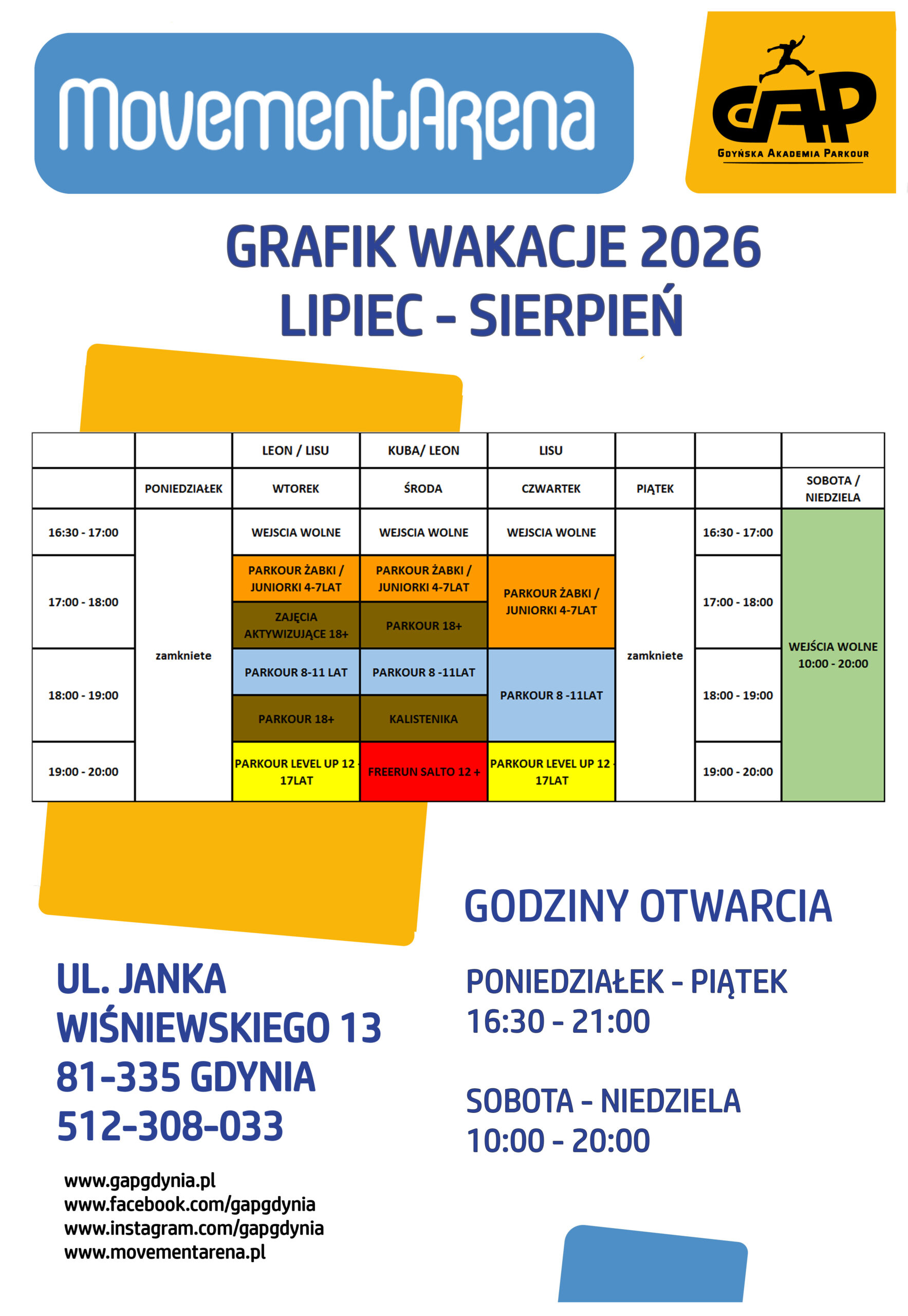 UWAGA !!! Wracamy z normalnym grafikiem !!!